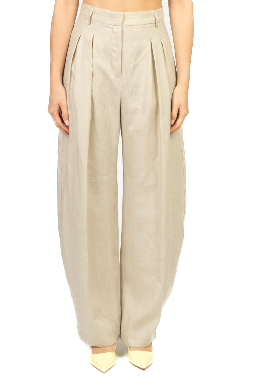 Tensione In - Pantalone in lino con pinces Art. 26P4950
