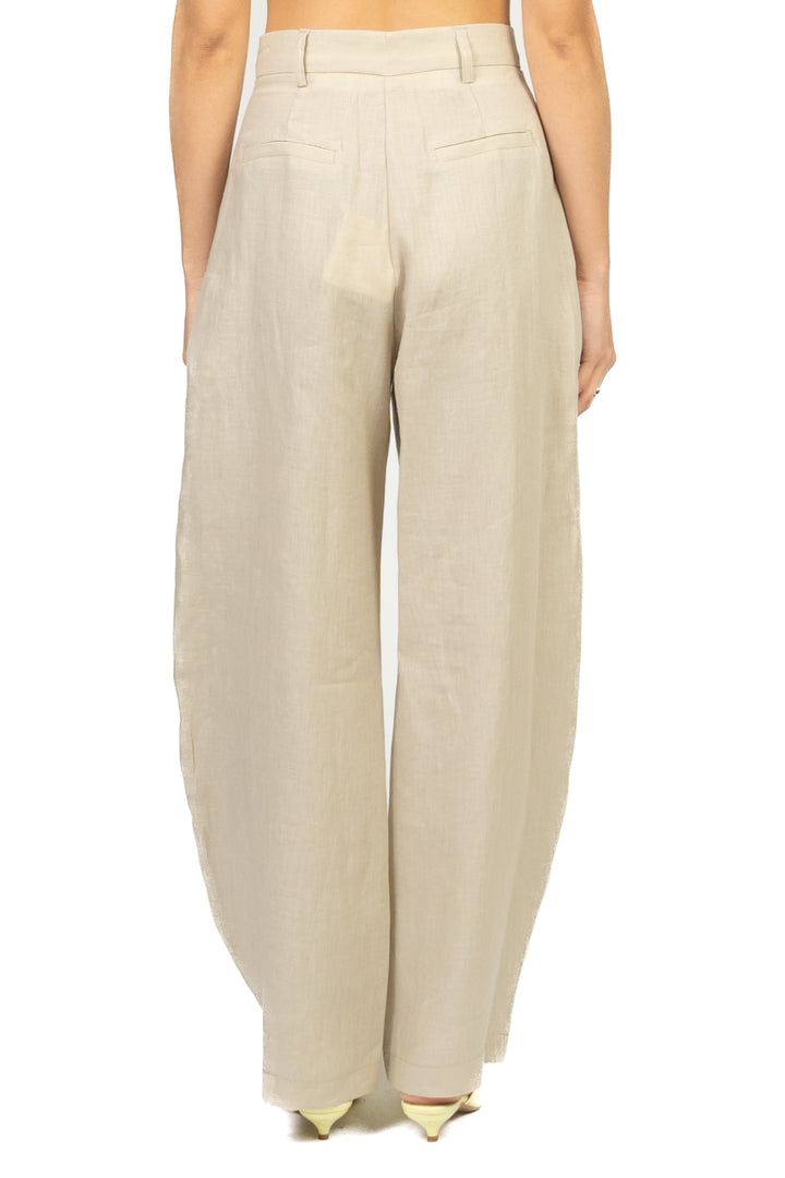 Tensione In - Pantalone in lino con pinces Art. 26P4950