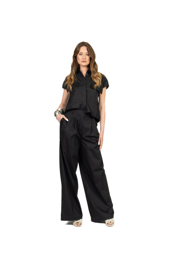 Tensione In - Camicia smanicata in cotone Art. 26C5039