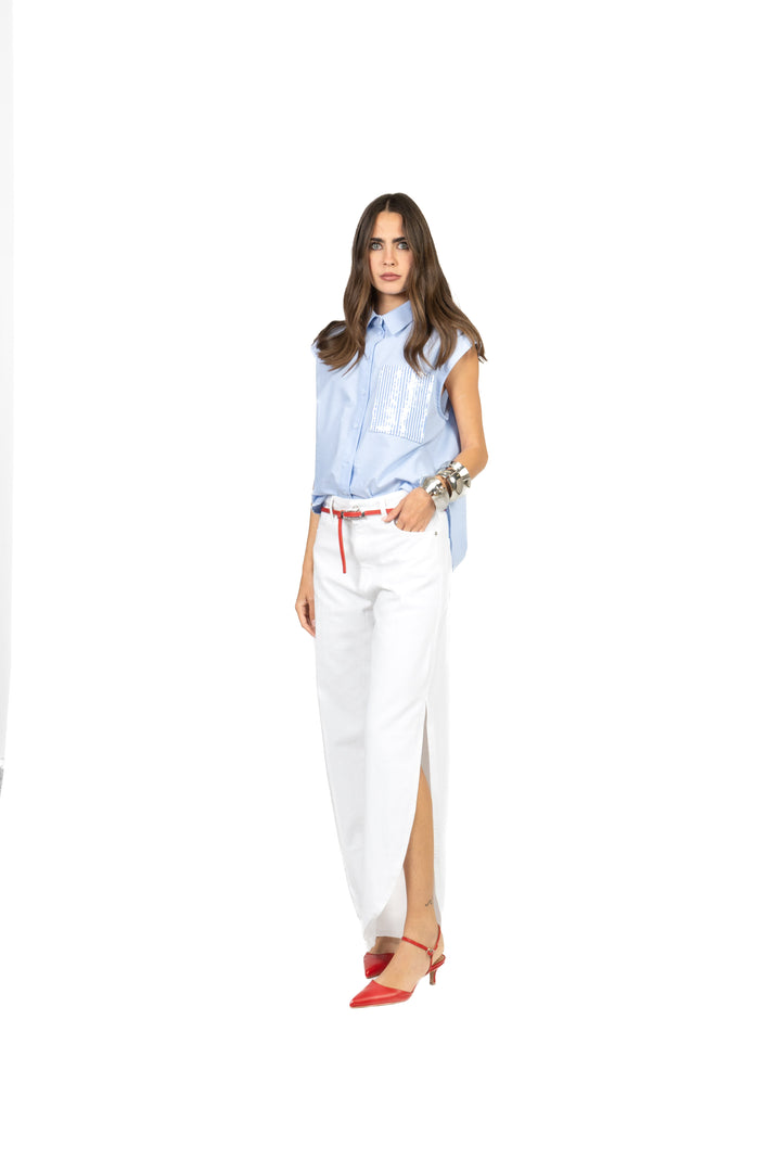Vicolo - Jeans barrel FREYA con spacchi Art. DAB5389