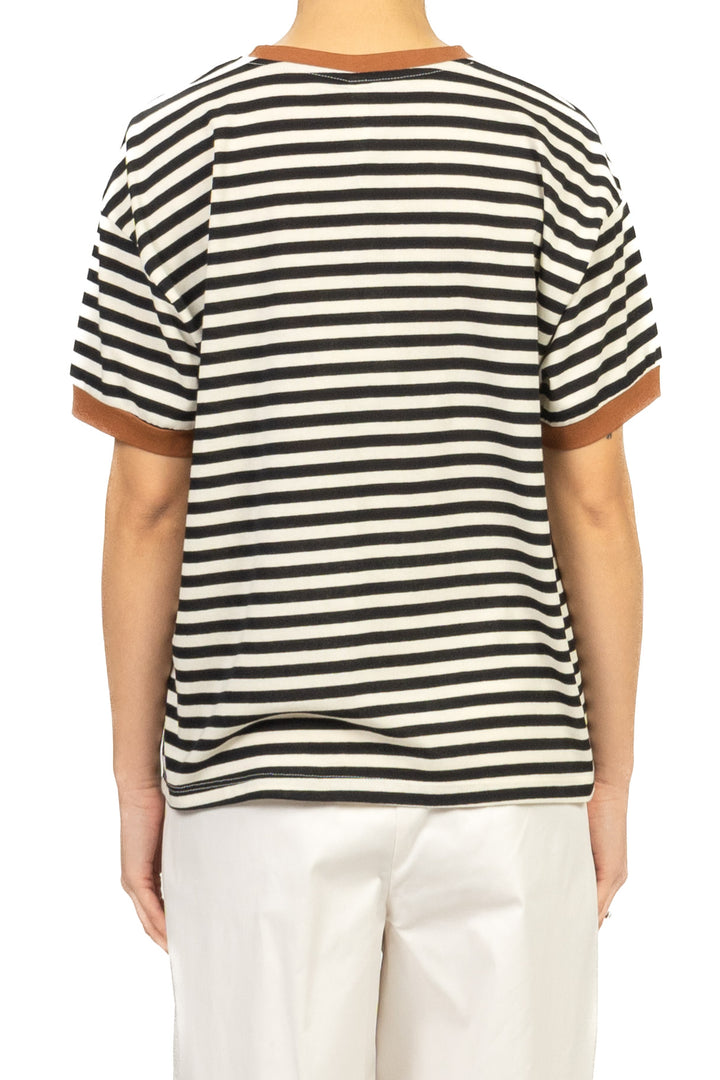 Tensione In - T-Shirt  rigata mezza manica Art. 26M4893