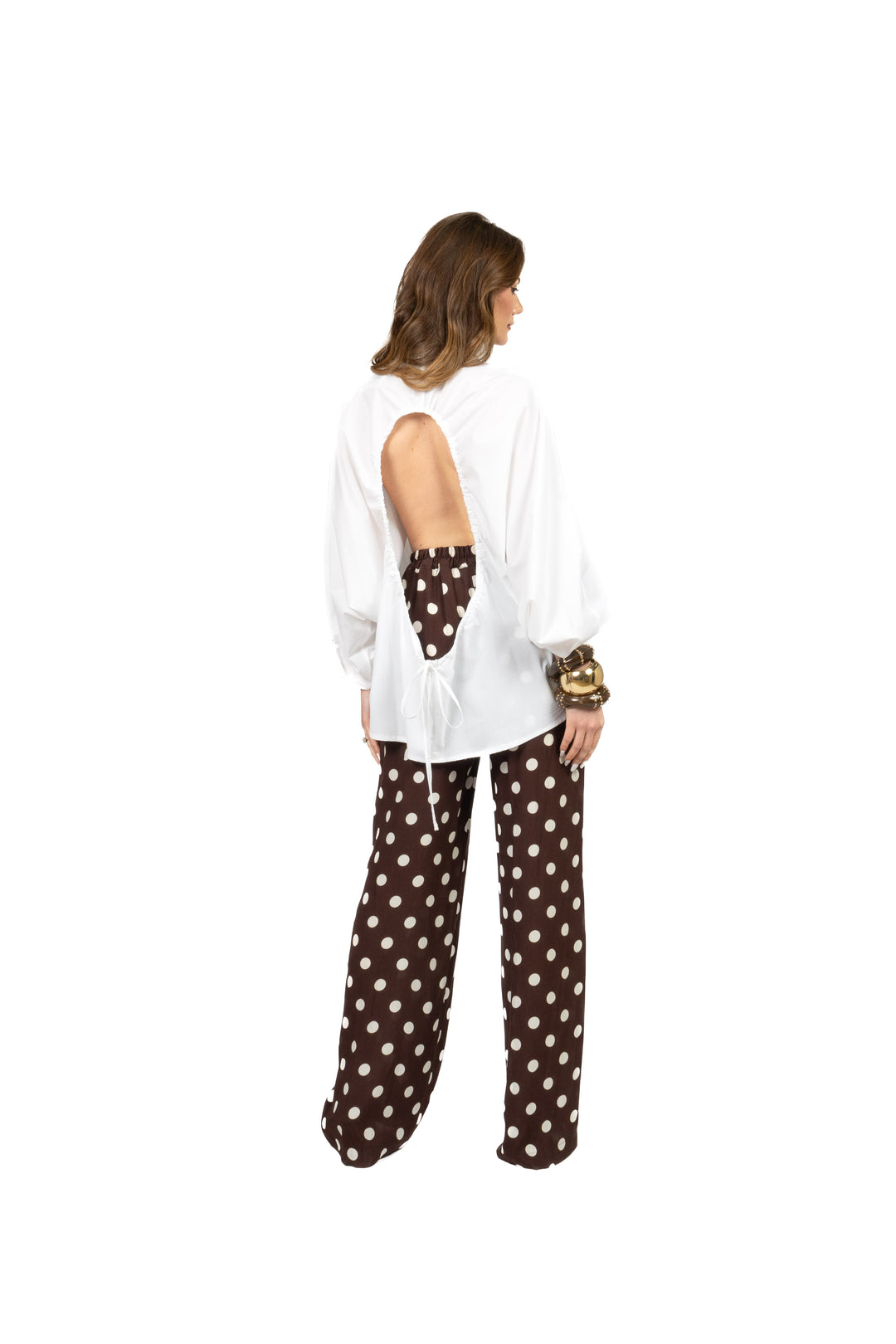 Vicolo - Camicia kimono scollo posteriore Art. TAB2279
