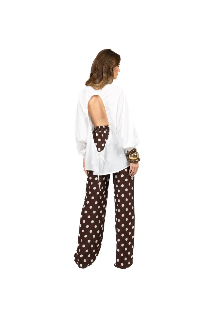 Vicolo - Camicia kimono scollo posteriore Art. TAB2279
