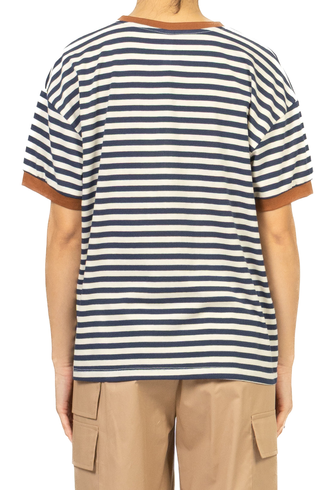Tensione In - T-Shirt  rigata mezza manica Art. 26M4893