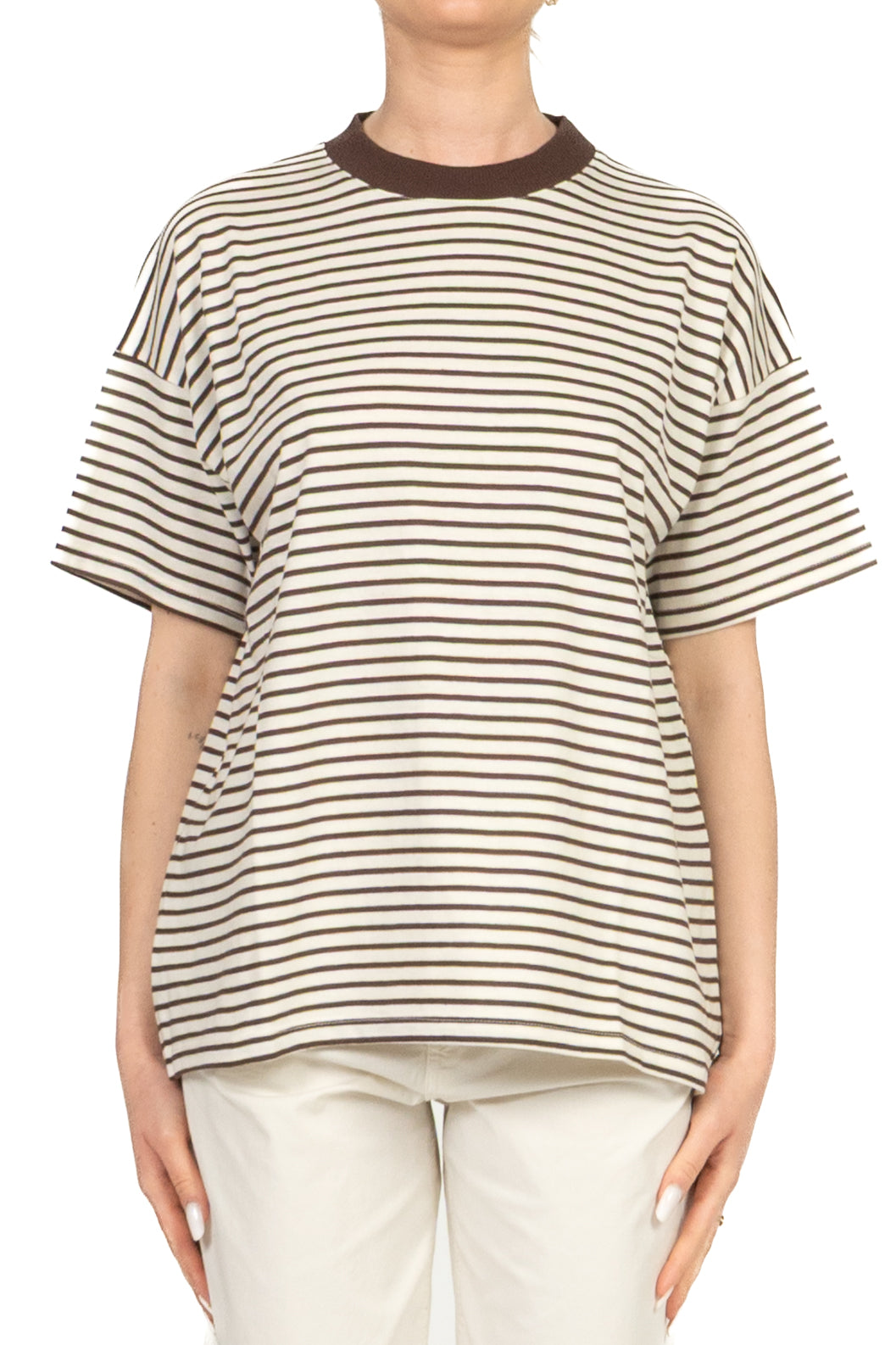Vicolo - T-Shirt over rigata Art. UAB0315