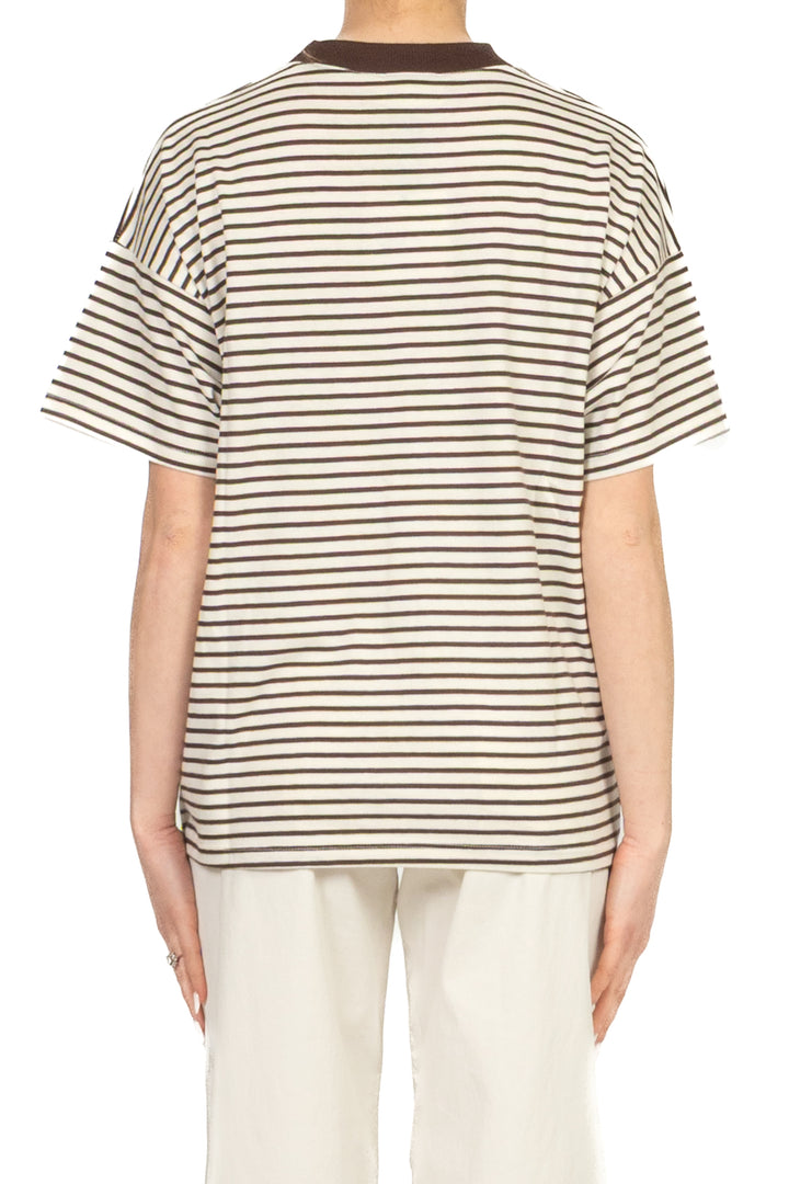 Vicolo - T-Shirt over rigata Art. UAB0315