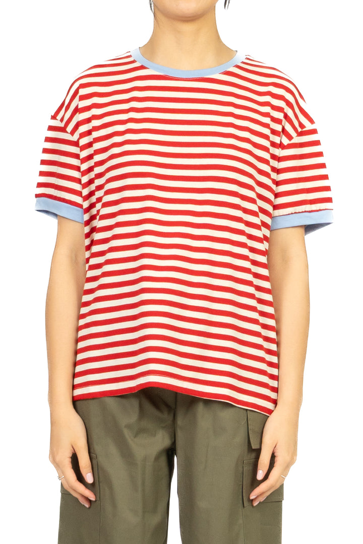 Tensione In - T-Shirt  rigata mezza manica Art. 26M4893