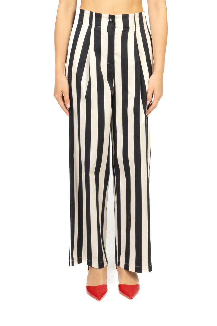 Tensione In - Pantalone rigato gamba dritta Art. 26P5024