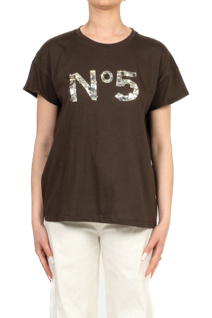 Tensione In - T-Shirt n.5 paillettes Art. 26M4894