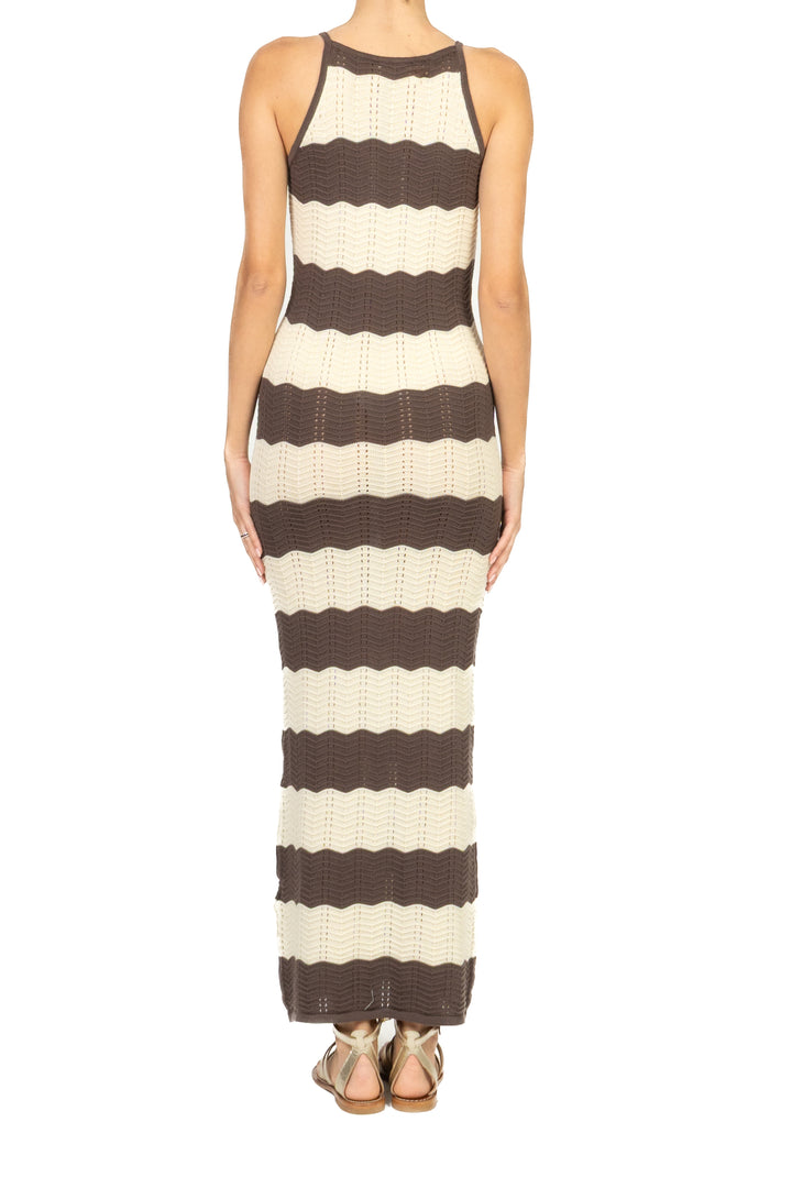 Vicolo - Abito in maglia a righe Art. 7AB7095