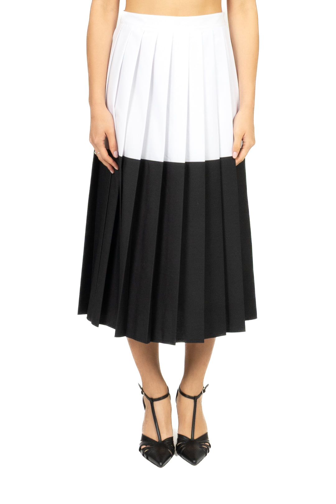 Tensione In - Gonna pieghe bicolore Art. N50128AT