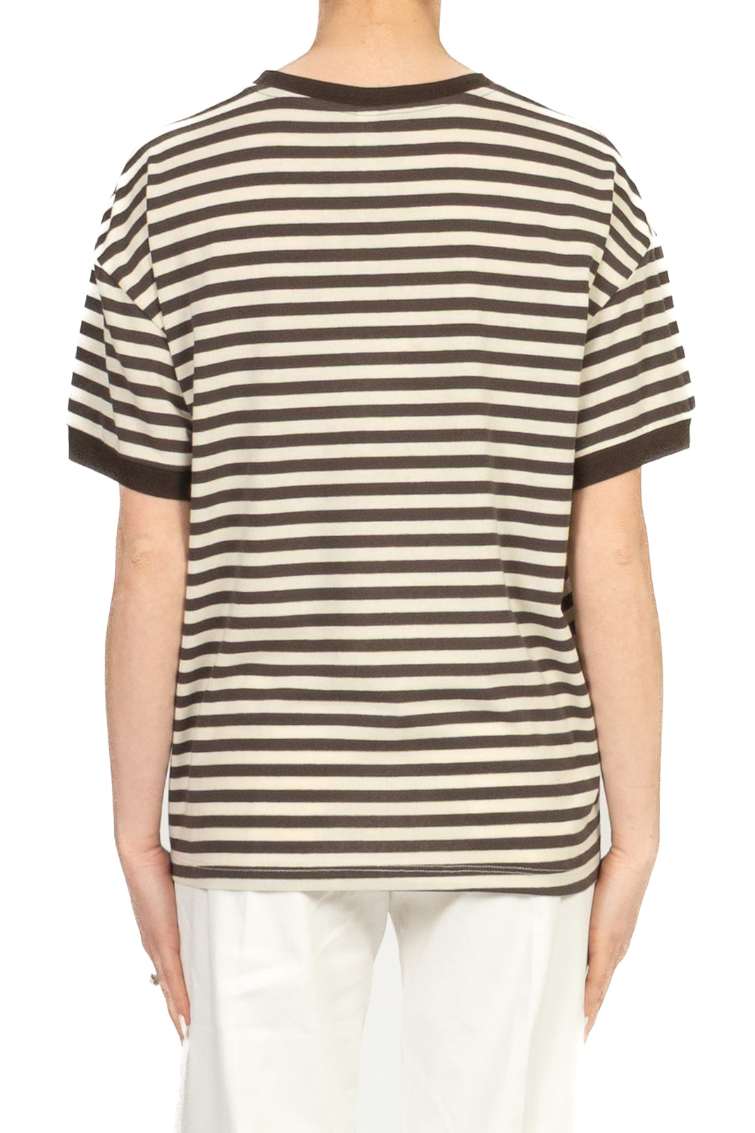 Tensione In - T-Shirt  rigata mezza manica Art. 26M4893