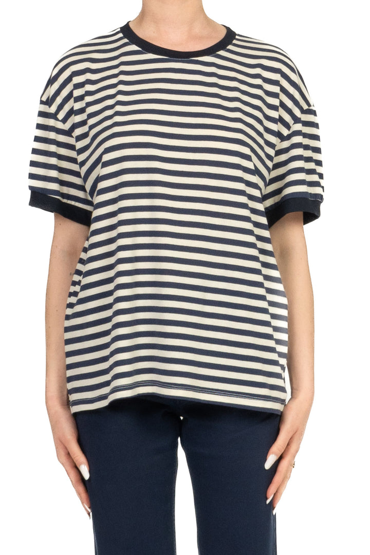 Tensione In - T-Shirt  rigata mezza manica Art. 26M4893