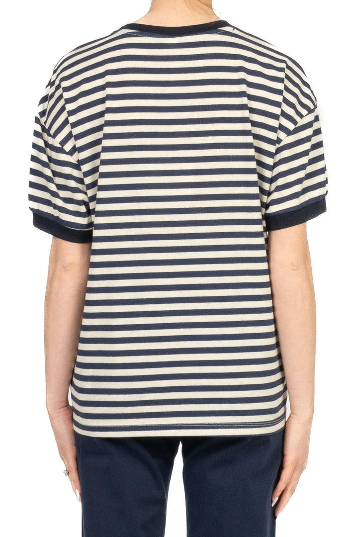 Tensione In - T-Shirt  rigata mezza manica Art. 26M4893