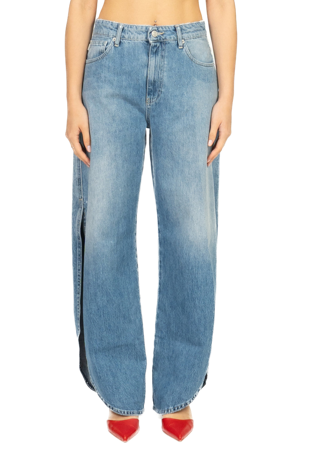 Vicolo - Jeans barrel FREYA con spacchi Art. DAB5352