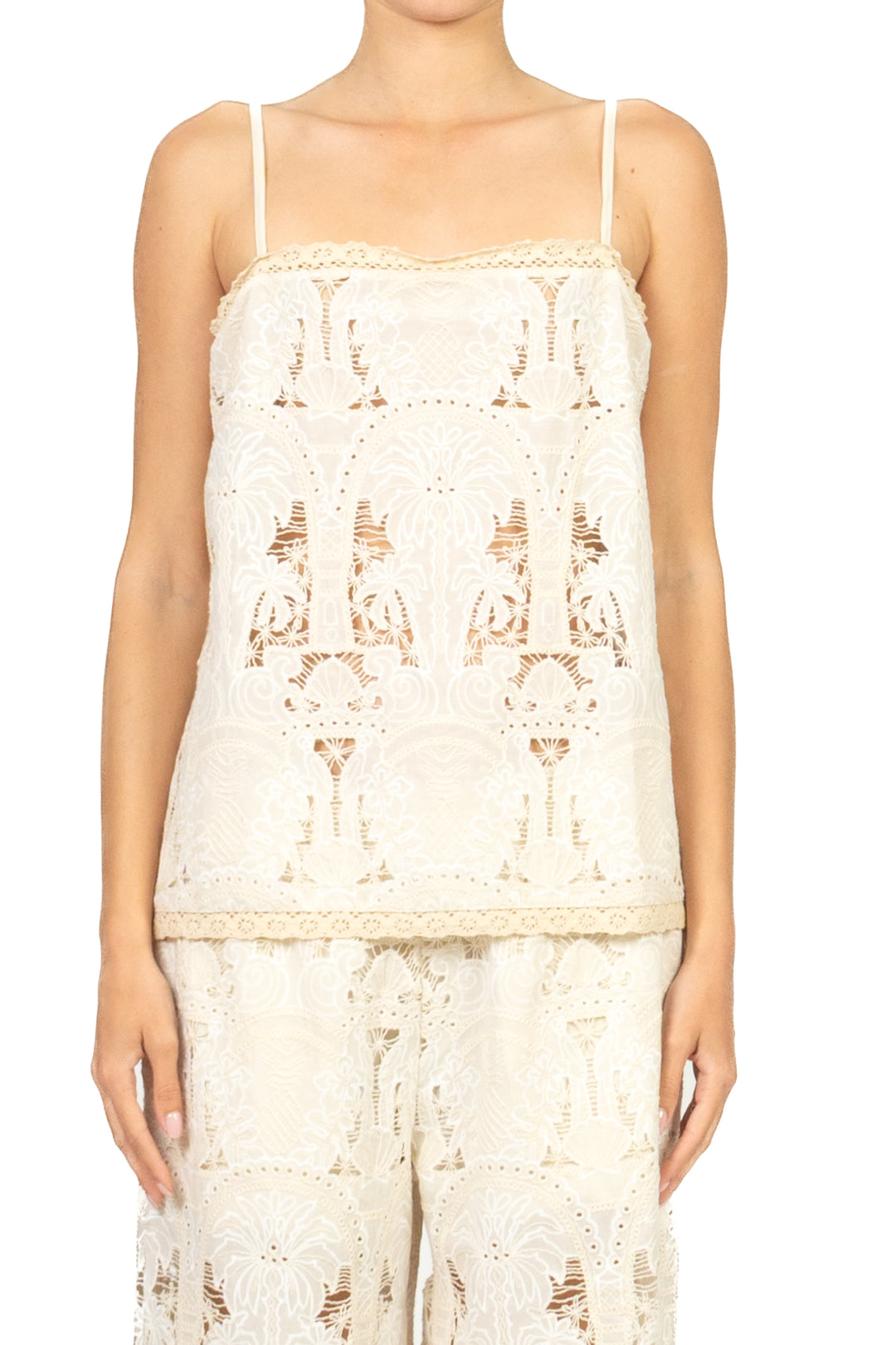 Tensione In - Top pizzo san gallo Art. 39305