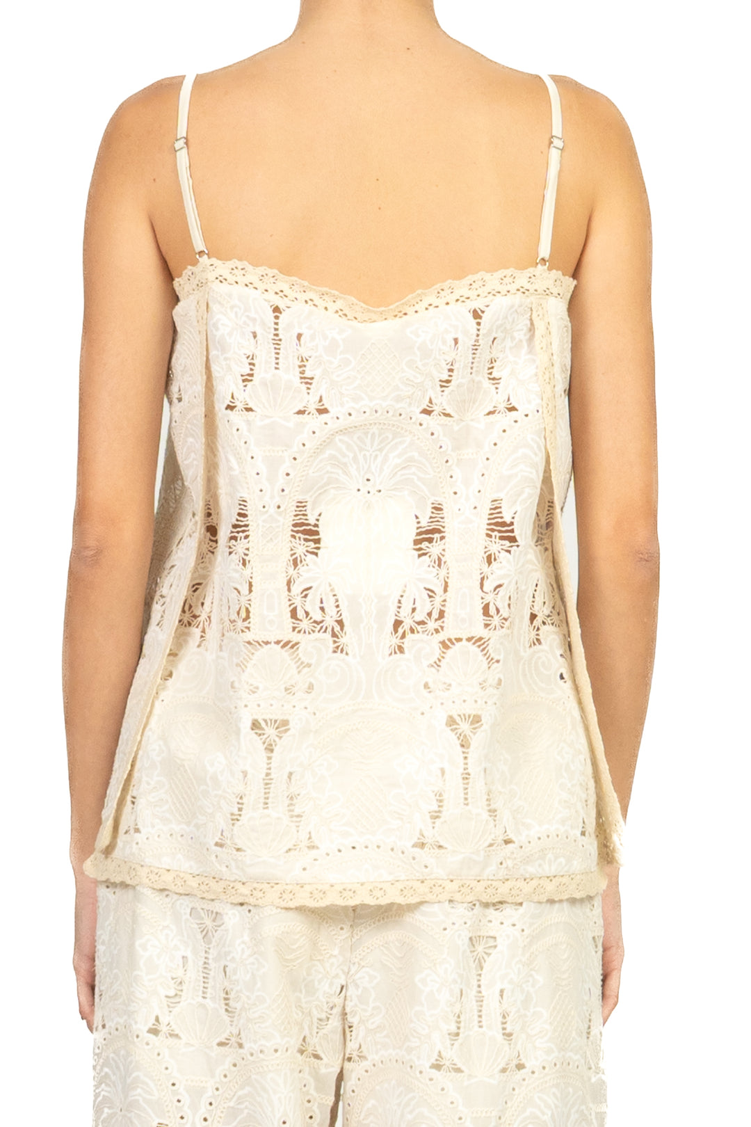 Tensione In - Top pizzo san gallo Art. 39305