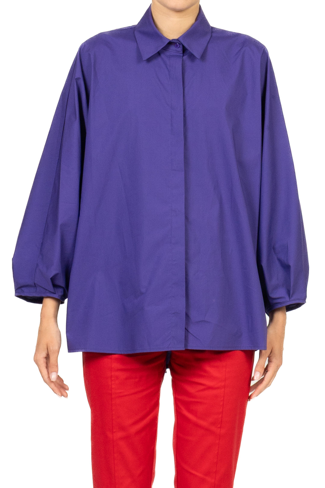 Vicolo - Camicia kimono scollo posteriore Art. TAB2279