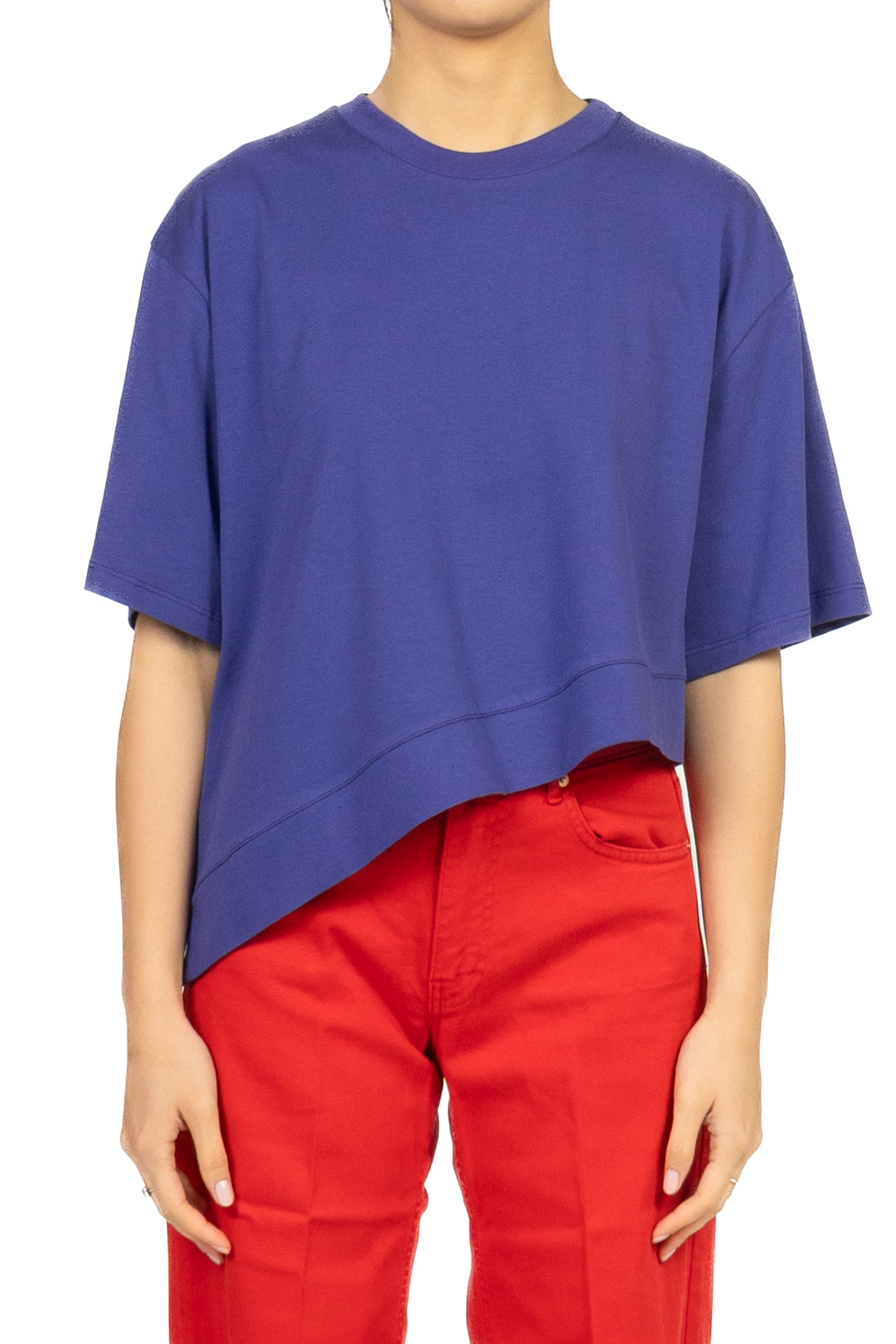 Vicolo - T-Shirt basic asimmetrica Art. UAB0281