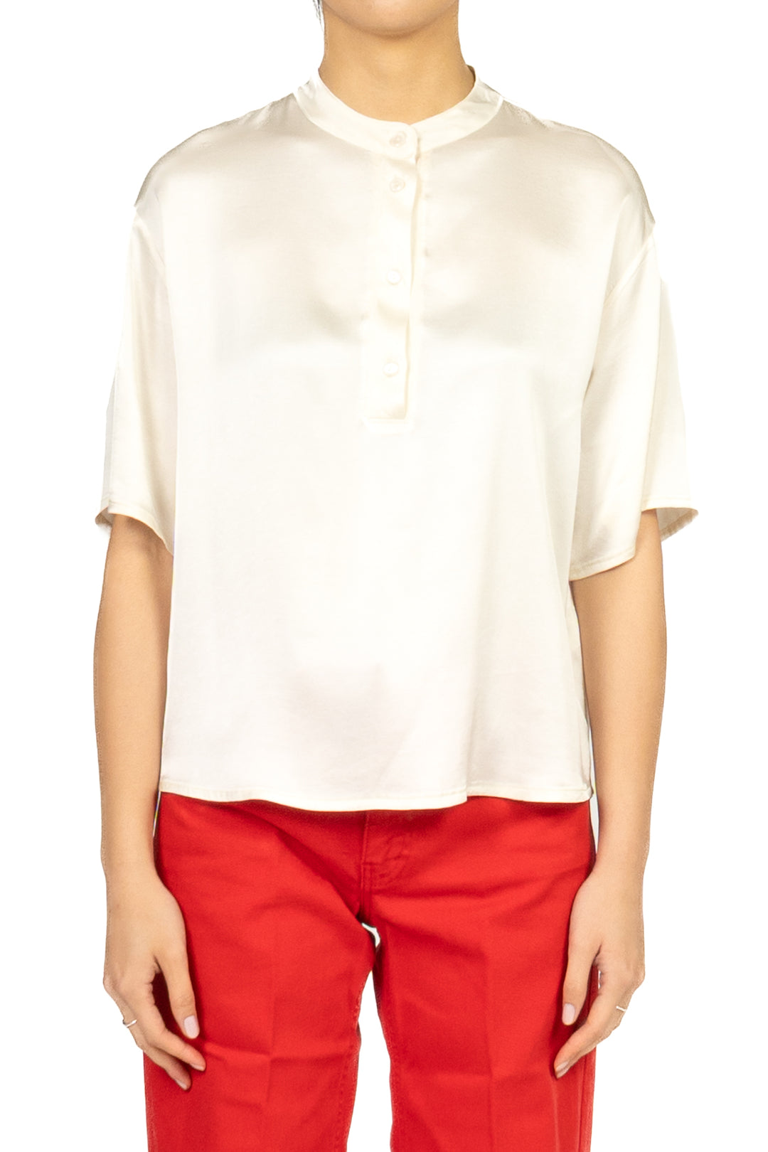Tensione In - T-Shirt serafino in satin Art. 26222V39-PE26
