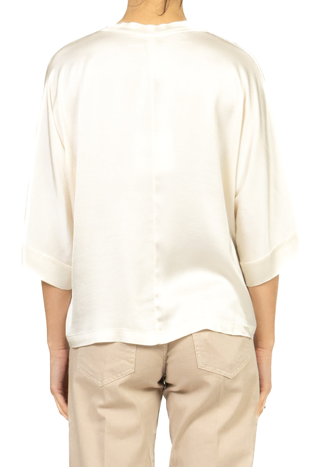 Tensione In - Blusa in satin manica 3/4 Art. 26131V39-PE26
