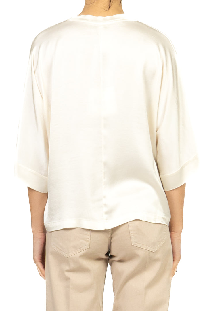 Tensione In - Blusa in satin manica 3/4 Art. 26131V39-PE26