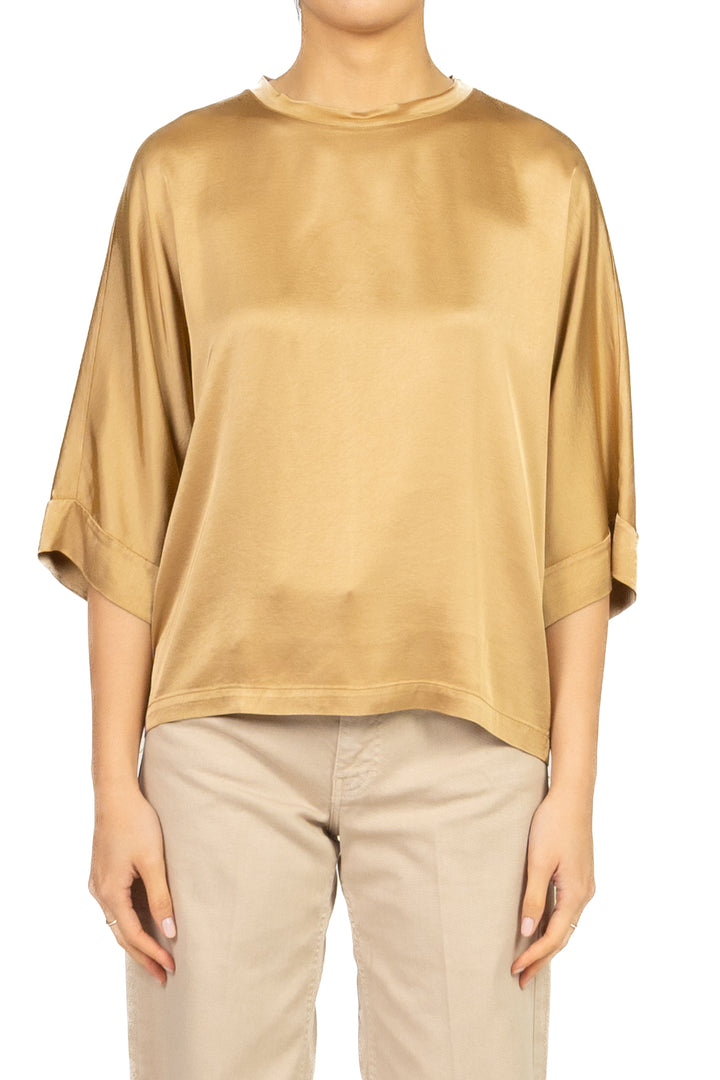Tensione In - Blusa in satin manica 3/4 Art. 26131V39-PE26