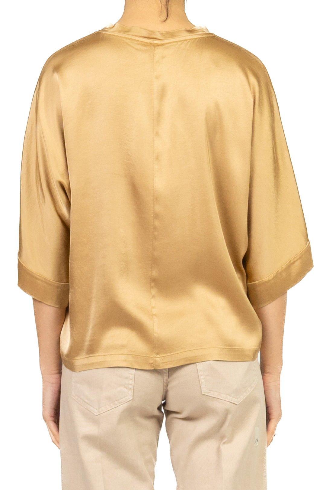 Tensione In - Blusa in satin manica 3/4 Art. 26131V39-PE26