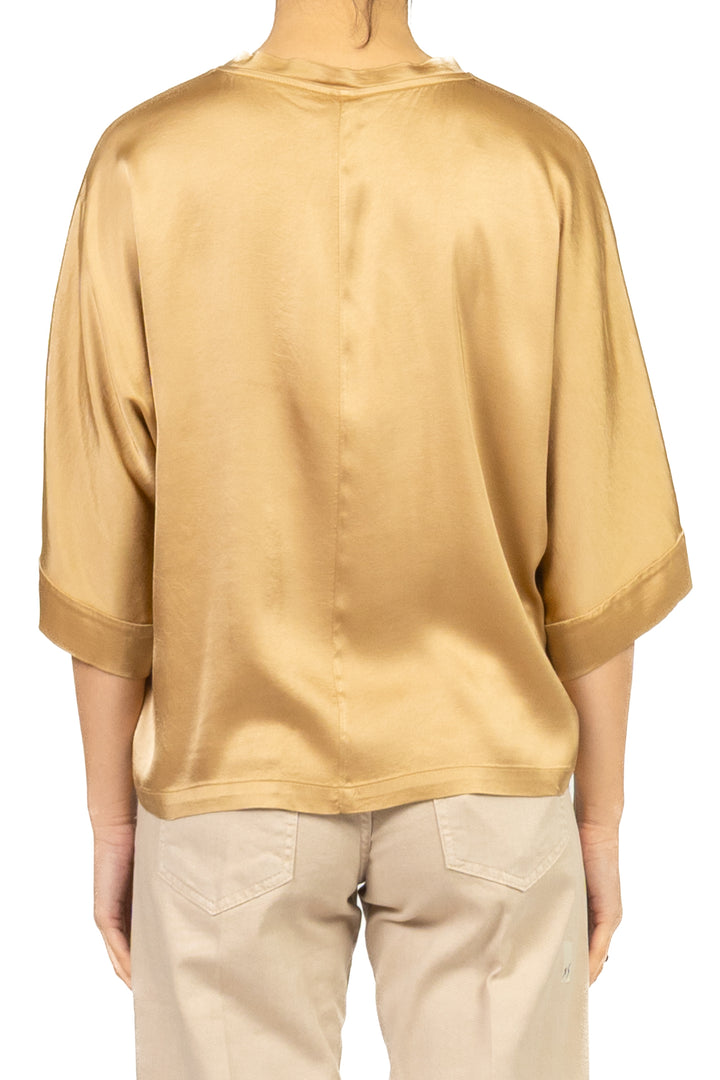 Tensione In - Blusa in satin manica 3/4 Art. 26131V39-PE26