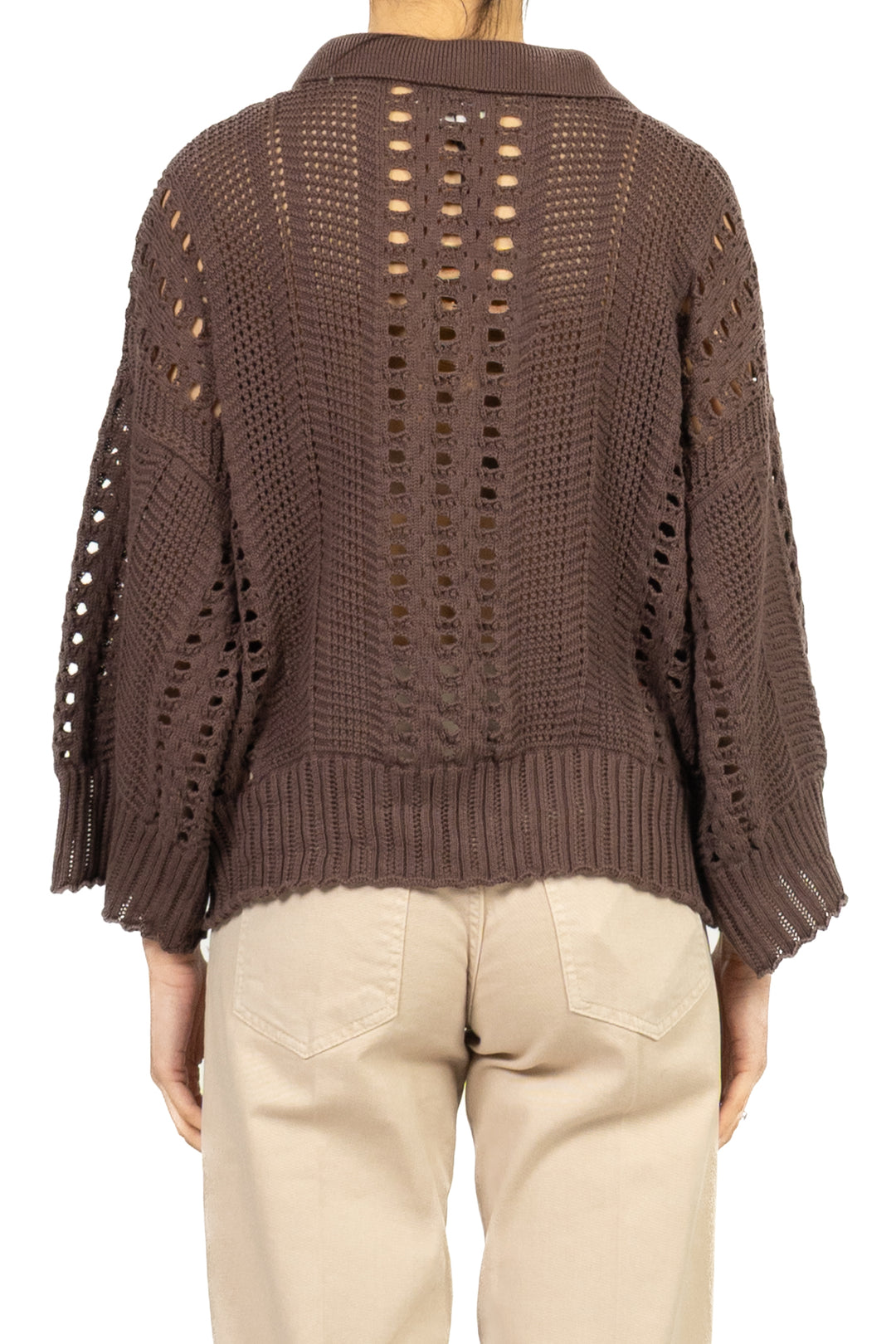 Vicolo - Maglia polo crochet Art. 7AB7097
