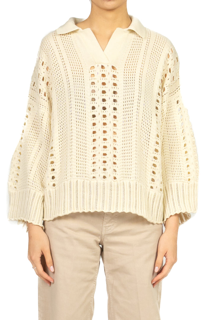 Vicolo - Maglia polo crochet Art. 7AB7097
