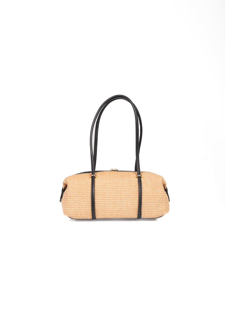 Upper - Maxi baguette in rafia