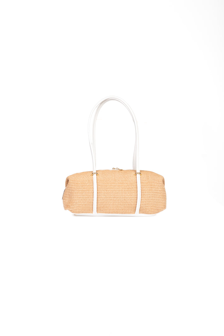 Upper - Maxi baguette in rafia