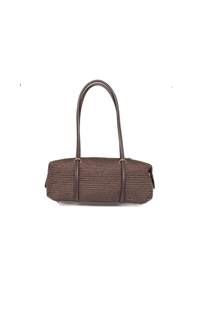 Upper - Maxi baguette in rafia