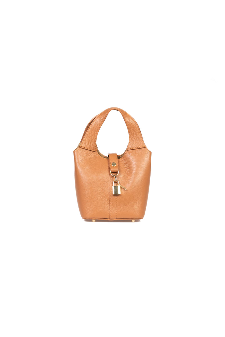 Upper - Borsa in pelle lucchetto