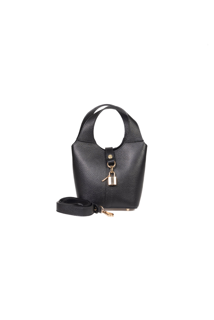 Upper - Borsa in pelle lucchetto
