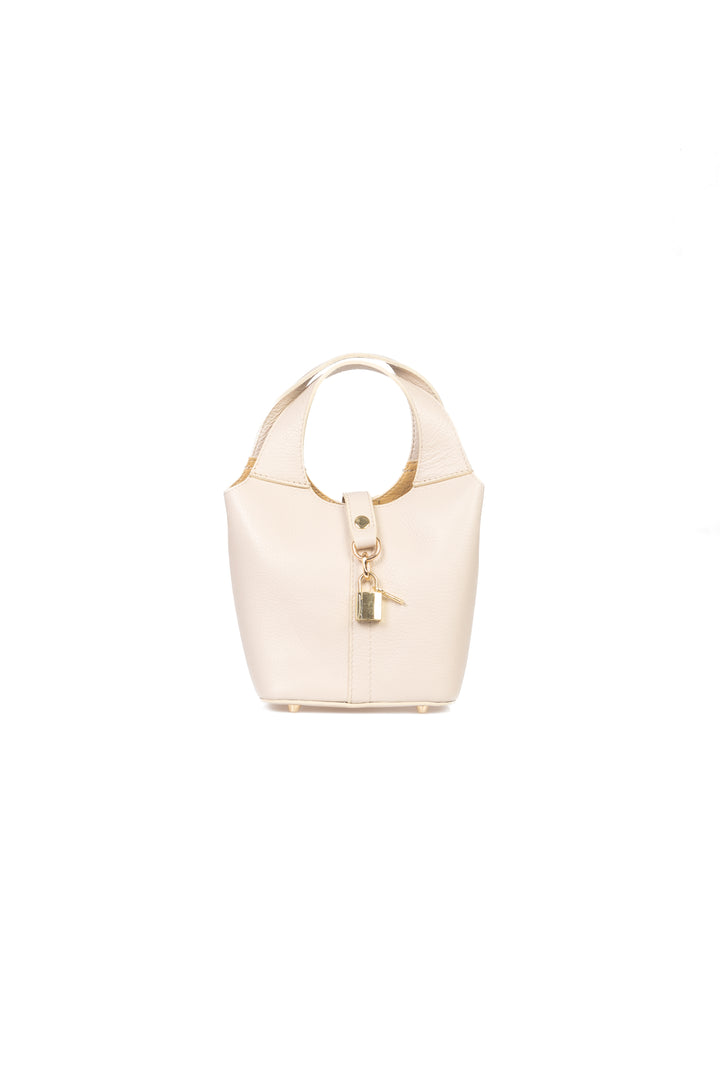 Upper - Borsa in pelle lucchetto