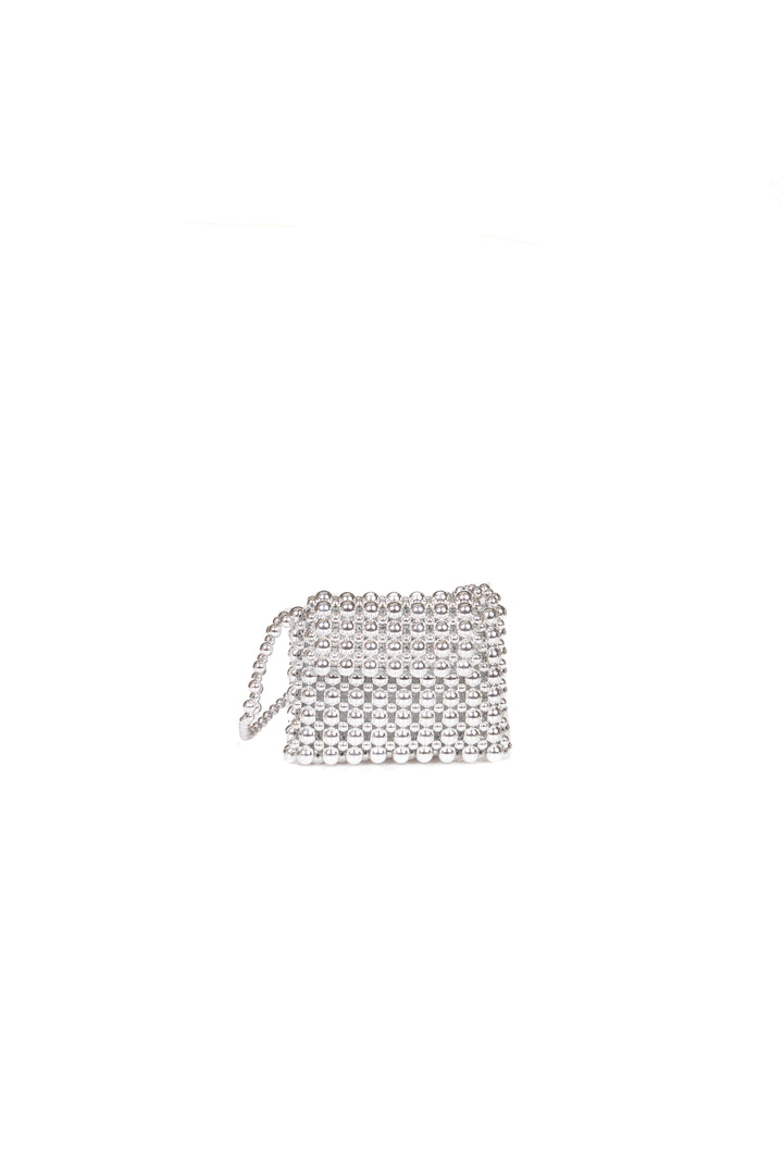 Upper - Borsa mini con perle