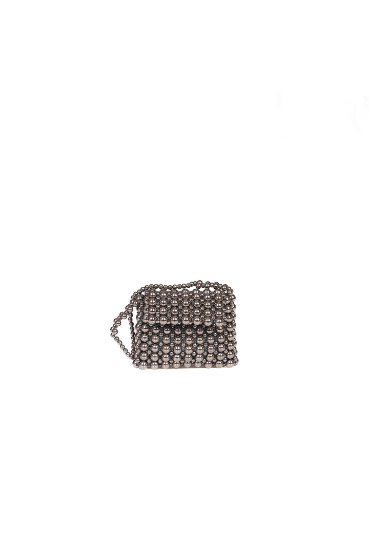 Upper - Borsa mini con perle