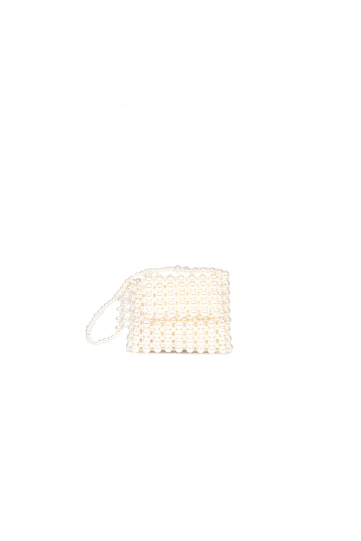 Upper - Borsa mini con perle