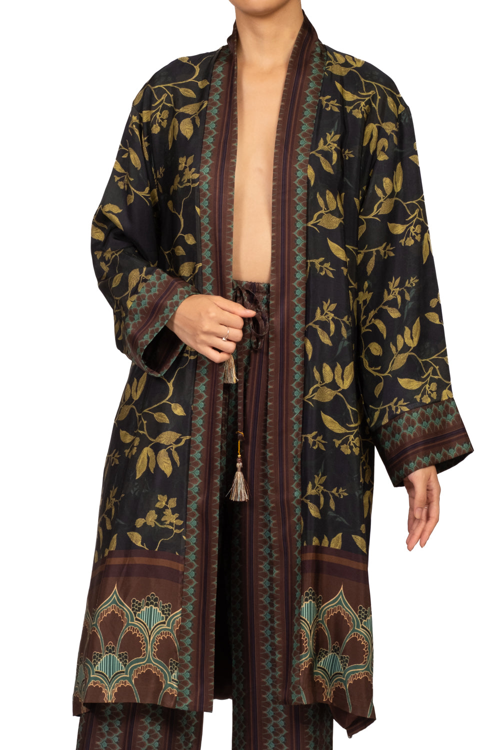 Wu'Side - Kimono lungo fantasia Art. 26392