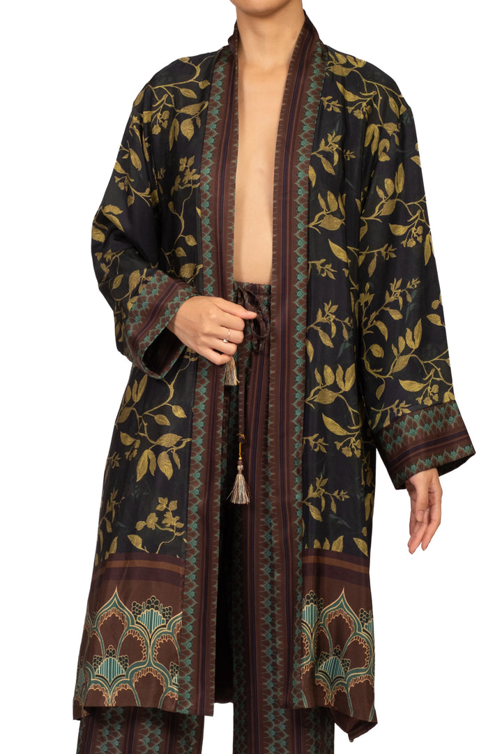 Wu'Side - Kimono lungo fantasia Art. 26392