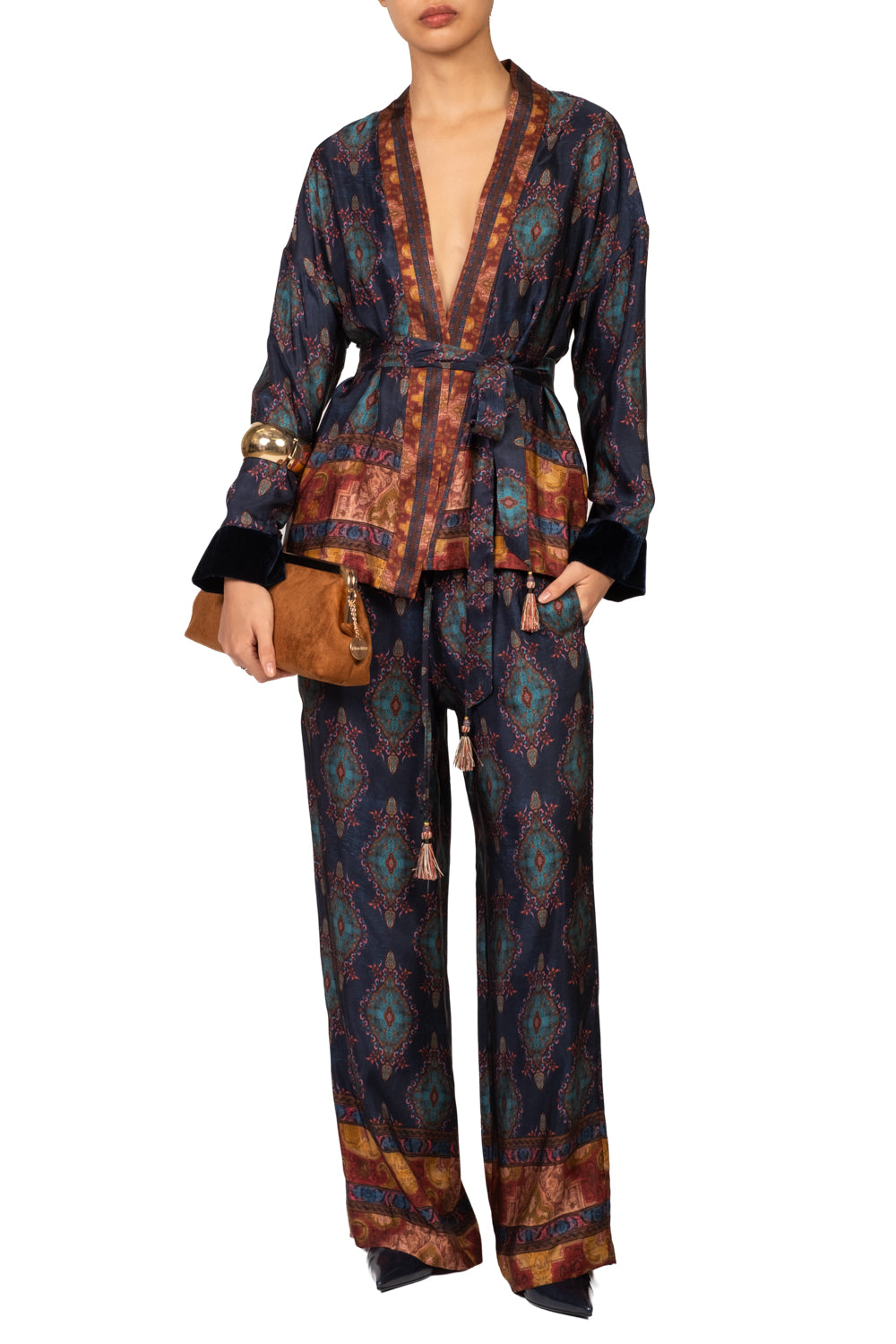 Wu'Side - Giacca kimono fantasia Art. 26522