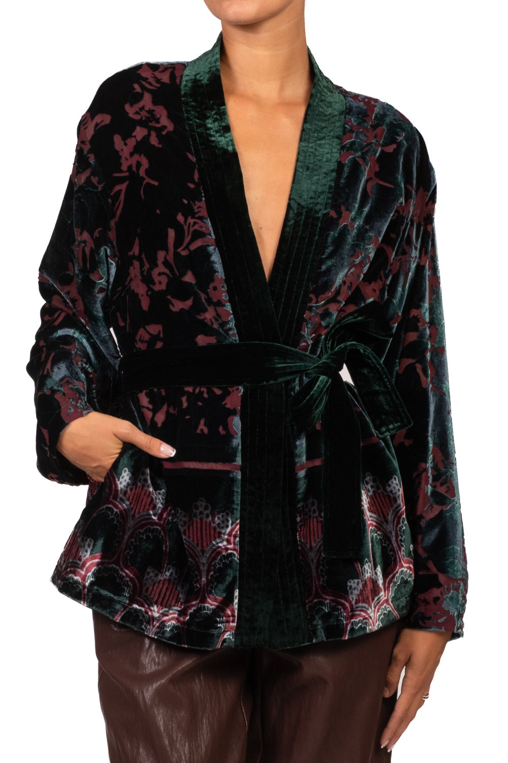 Wu'Side - Giacca kimono devoré Art. 26672