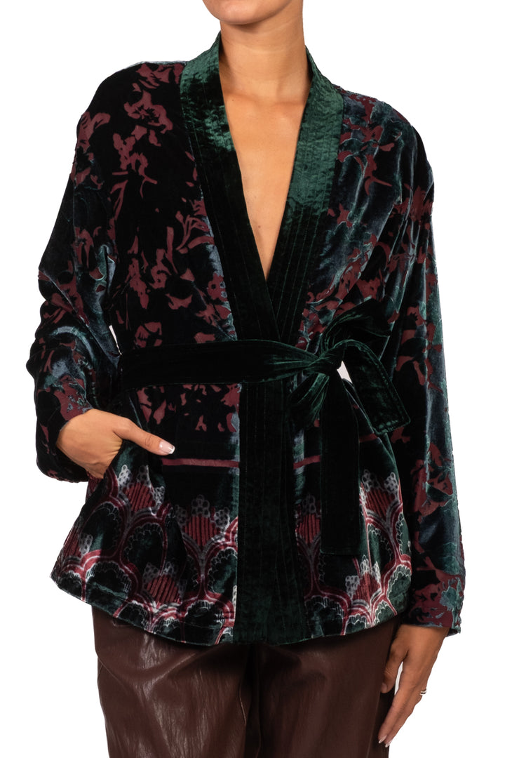 Wu'Side - Giacca kimono devoré Art. 26672