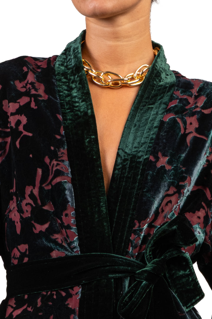 Wu'Side - Giacca kimono devoré Art. 26672