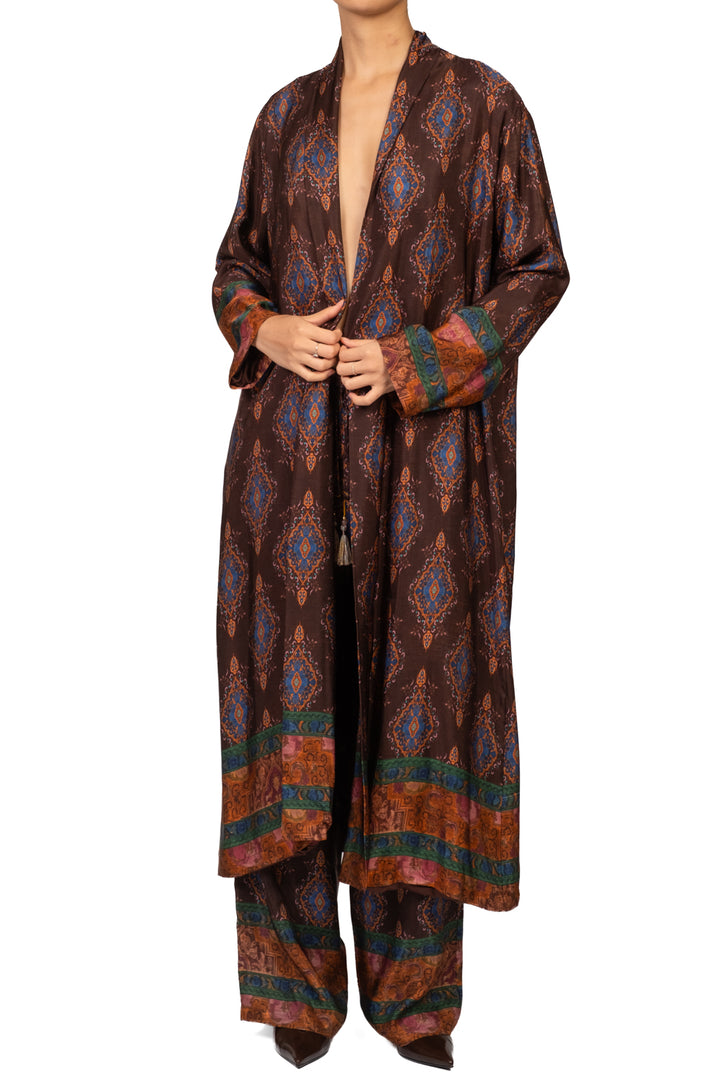 Wu'Side - Kimono lungo fantasia Art. 26525