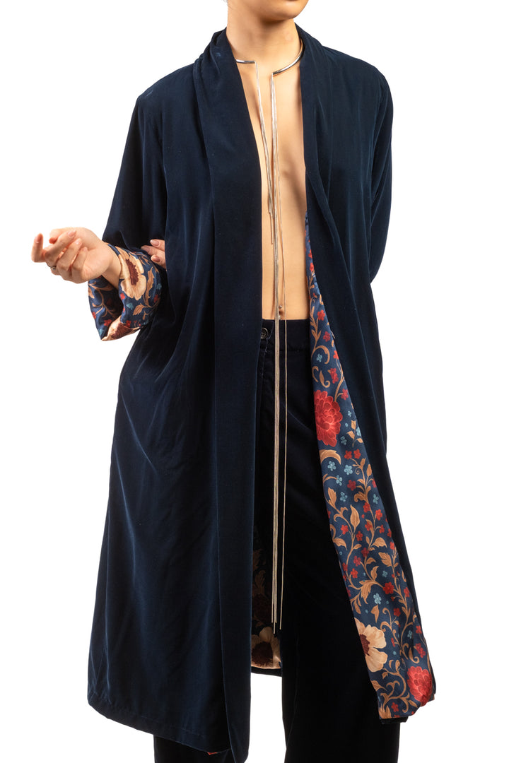 Wu'Side - Kimono lungo in ciniglia Art. 25618