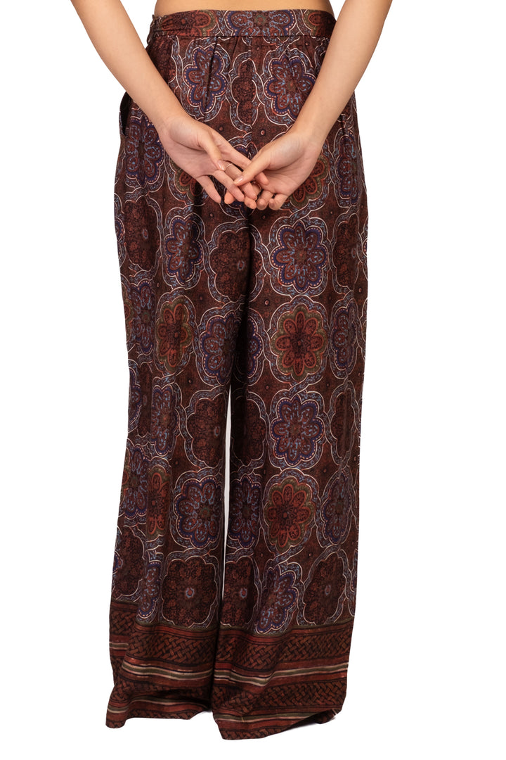 Wu'Side - Pantalone palazzo fantasia Art. 26505