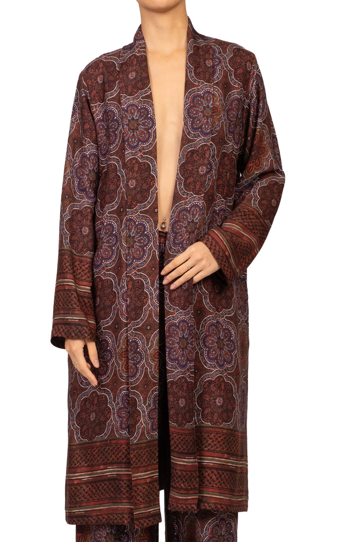 Wu'Side - Kimono lungo fantasia Art. 26528